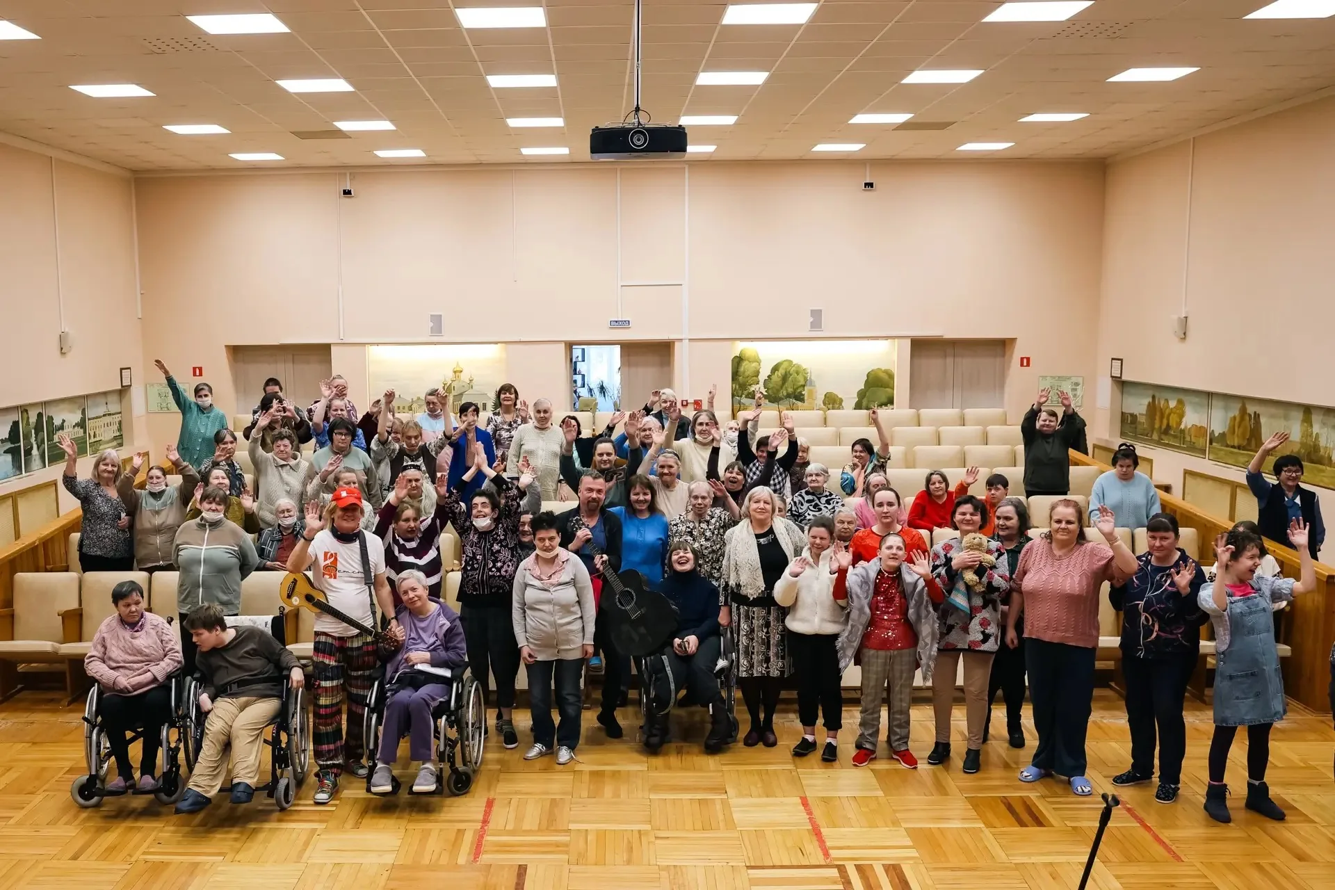 Общая фотография после концерта в ДСО «Стрельна»